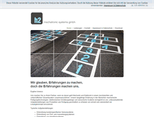 Tablet Screenshot of h2-mechatronic.de